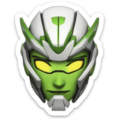 Genji from ovewatch sticker