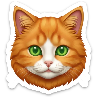 twemoji cat realistic sticker