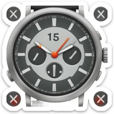 A Watch mark 15 seconds sticker