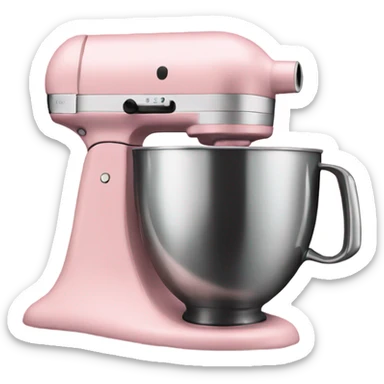 light pink standing mixer sticker