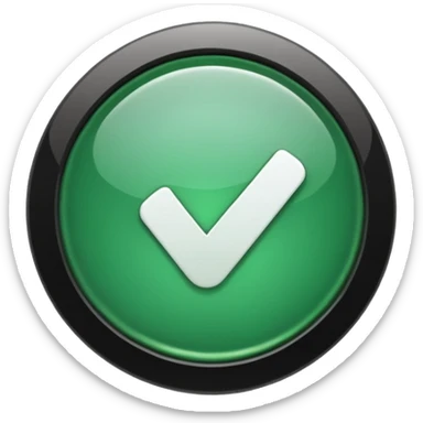 Check Mark Button replace Check Mark with number 165 sticker