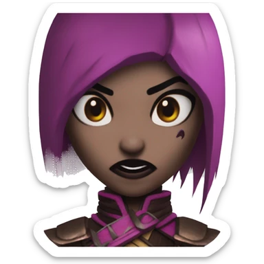 Scared Mileena Mortal Kombat X sticker