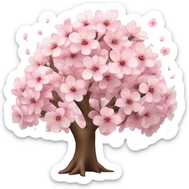 Cherry blossom tree sticker