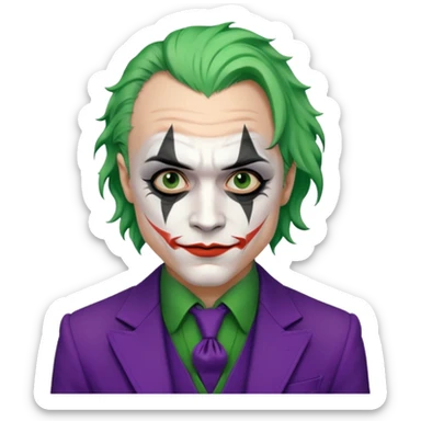 heath ledger joker sticker