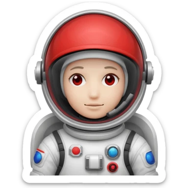 The main character from game Among Us sticker