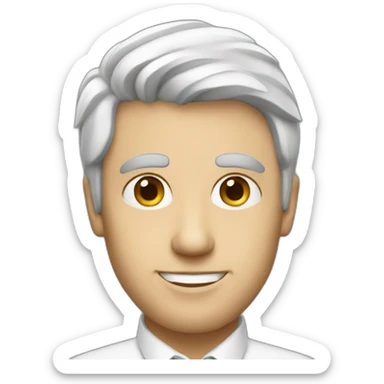 white male ceo of a tech company sticker