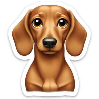 dachshund Fendi sticker