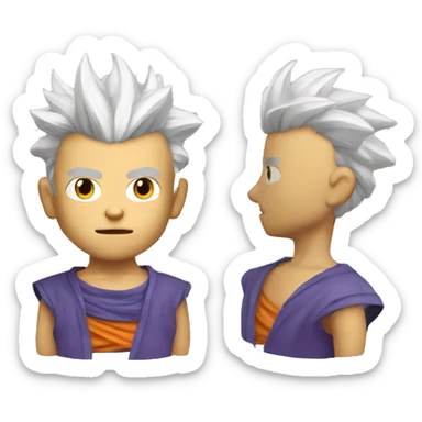Create a dragon ball avatar in modern style sticker