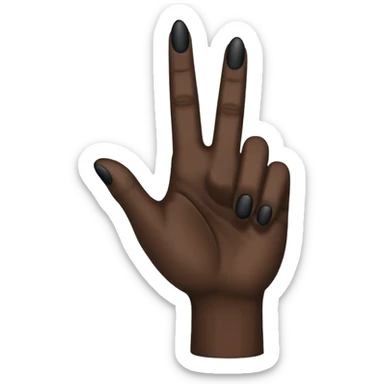 emoji TOK hand pointing numbers sticker