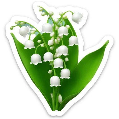 lily of the Valley sticker