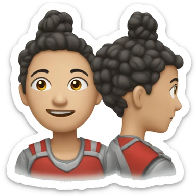 thỏ với cáo sticker