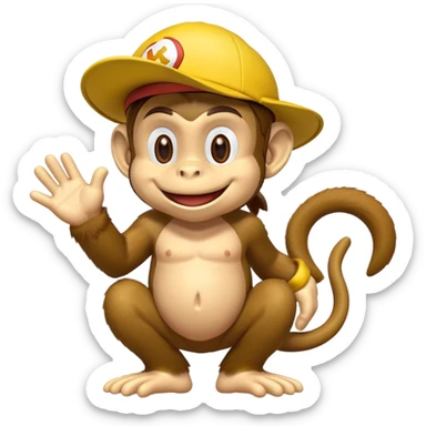 Diddy kong emoji  sticker