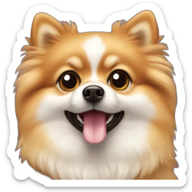 pomerian sticker