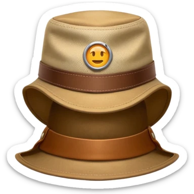 safari hat sticker