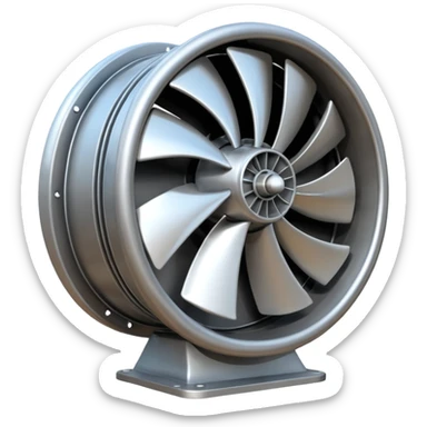 Turbine sticker