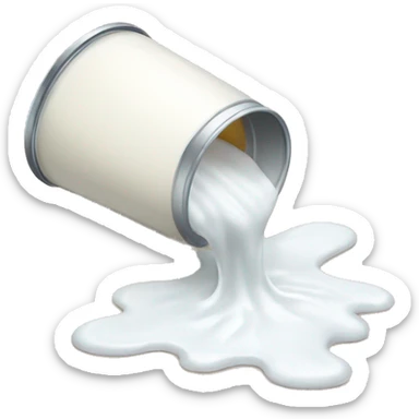 spilled milk on its side sticker