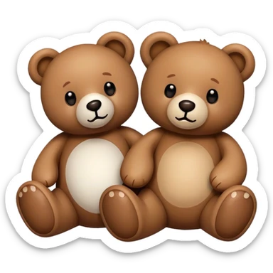 Teddy bears sticker
