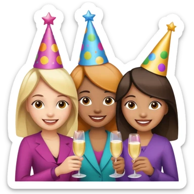 Kız karekterler sticker