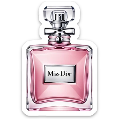 Miss dior perfume sticker