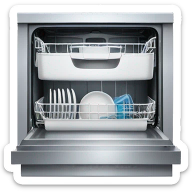 Dishwasher sticker