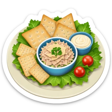 Tuna plate sticker
