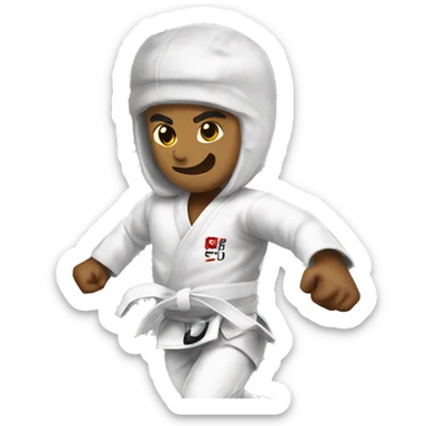Jiu jitsu moves sticker