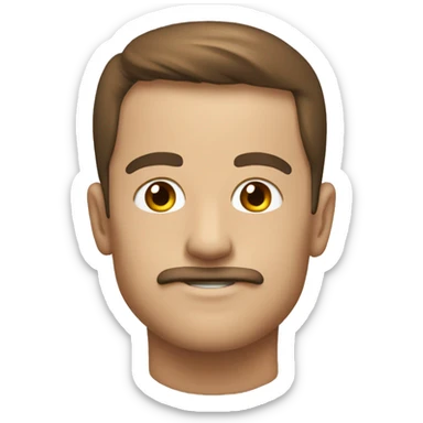 Schleife in braun sticker