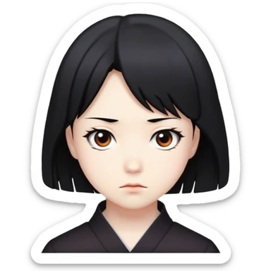 ayano from Yandere simulator sticker