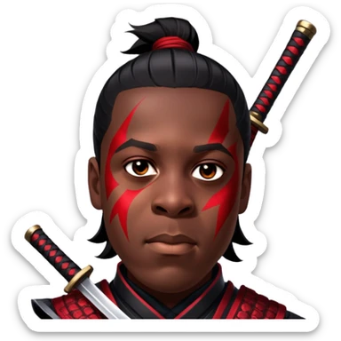 Fierce Samurai sticker