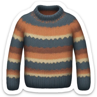knitted sweater sticker