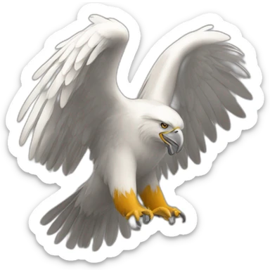 aigle à deux têtes sticker