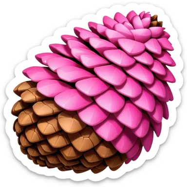 Pink pine one sticker