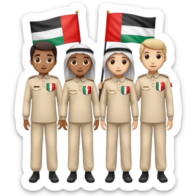 united arab emirates national day sticker