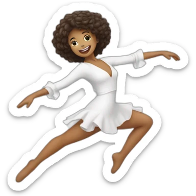 Un œuf en train de danser sticker