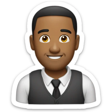 wil SMITH qui met une gifle sticker