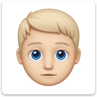 Chulito con círculo azul sticker