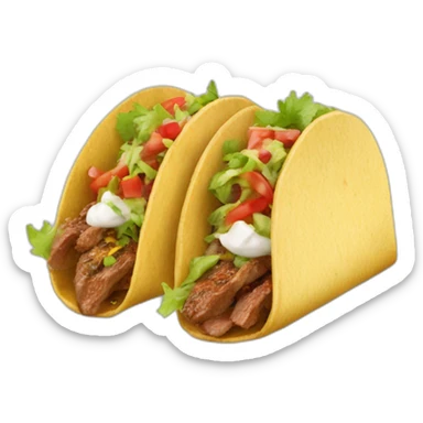 Tacos trois viande sticker
