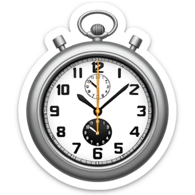 Un reloj sonando al estilo andrez garza sticker