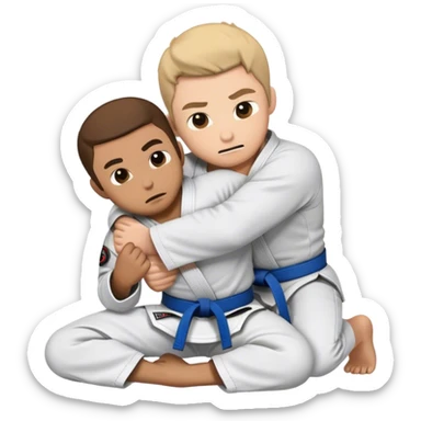 jiu jitsu choke sticker