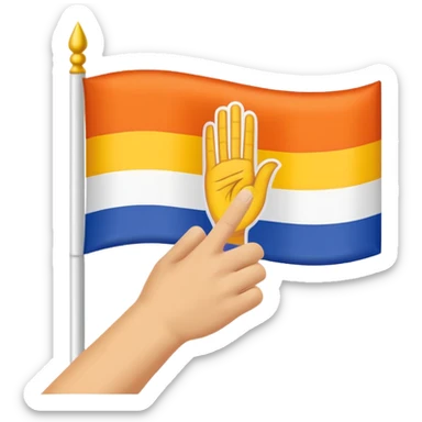 Jain flag sticker