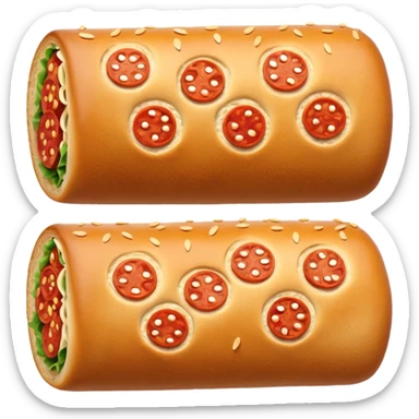 no sesame pepperoni roll sticker