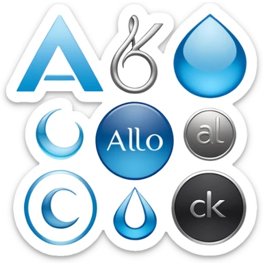 nile, alo, lululemon, calvin klein lables sticker