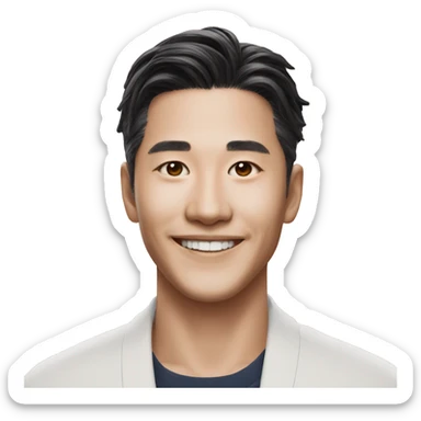 jeongho hahn smile sticker