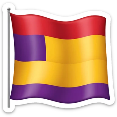 Bandera republicana sticker