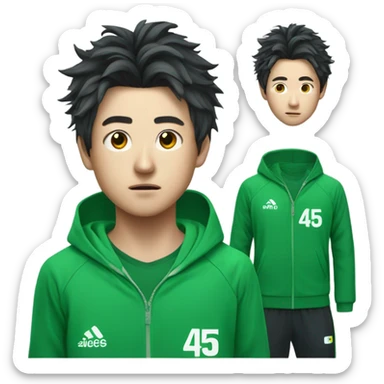 seong gi-hun from squid game  sticker