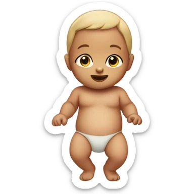 baby in bodysuit sticker