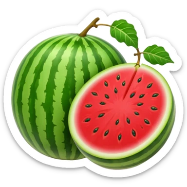 Watermelon fig sticker