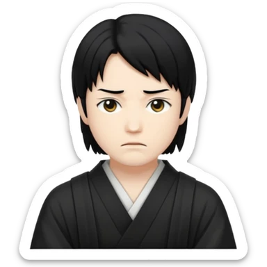 Giyuu tomioko from demon slayer sticker