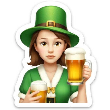 Having a Beer sticker