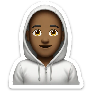 Soy wearing a hoddie sticker